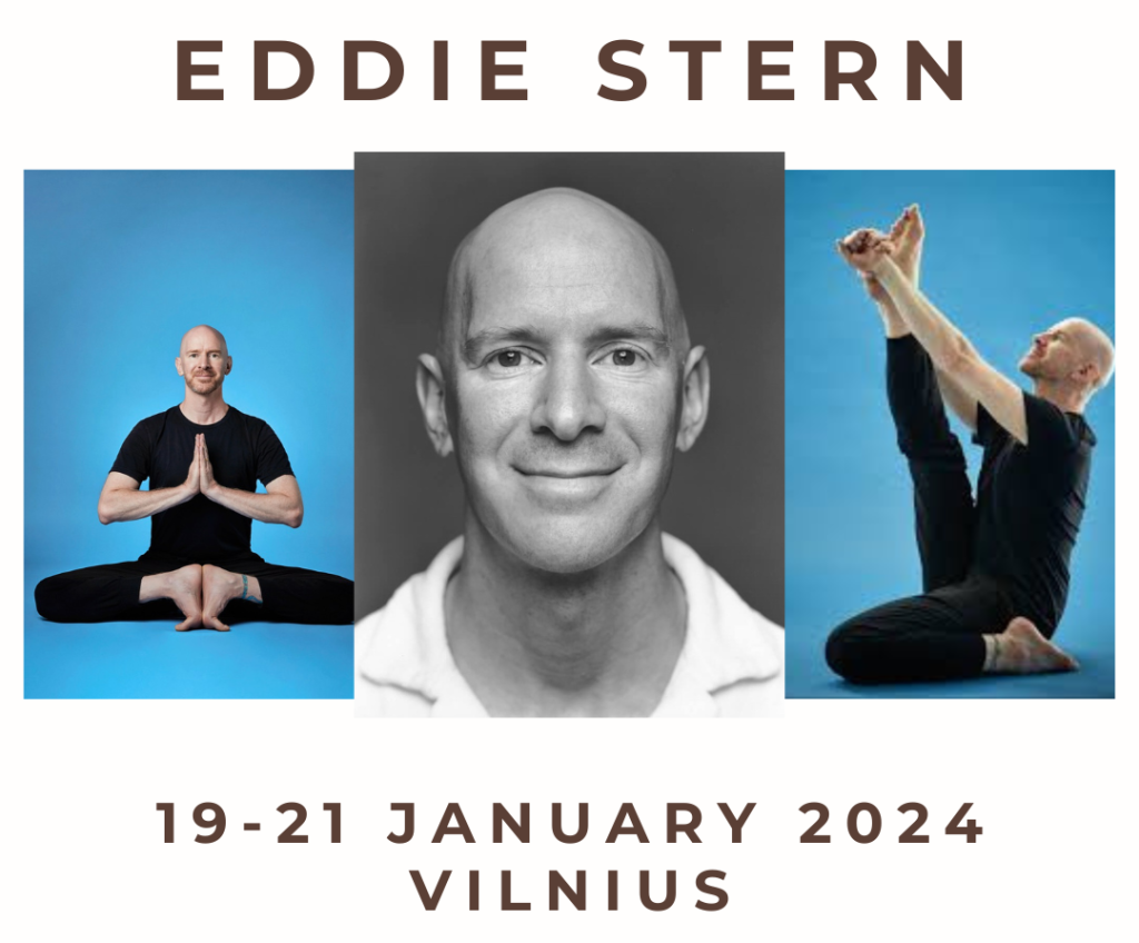 Yoga workshop with Eddie Stern in Vilnius